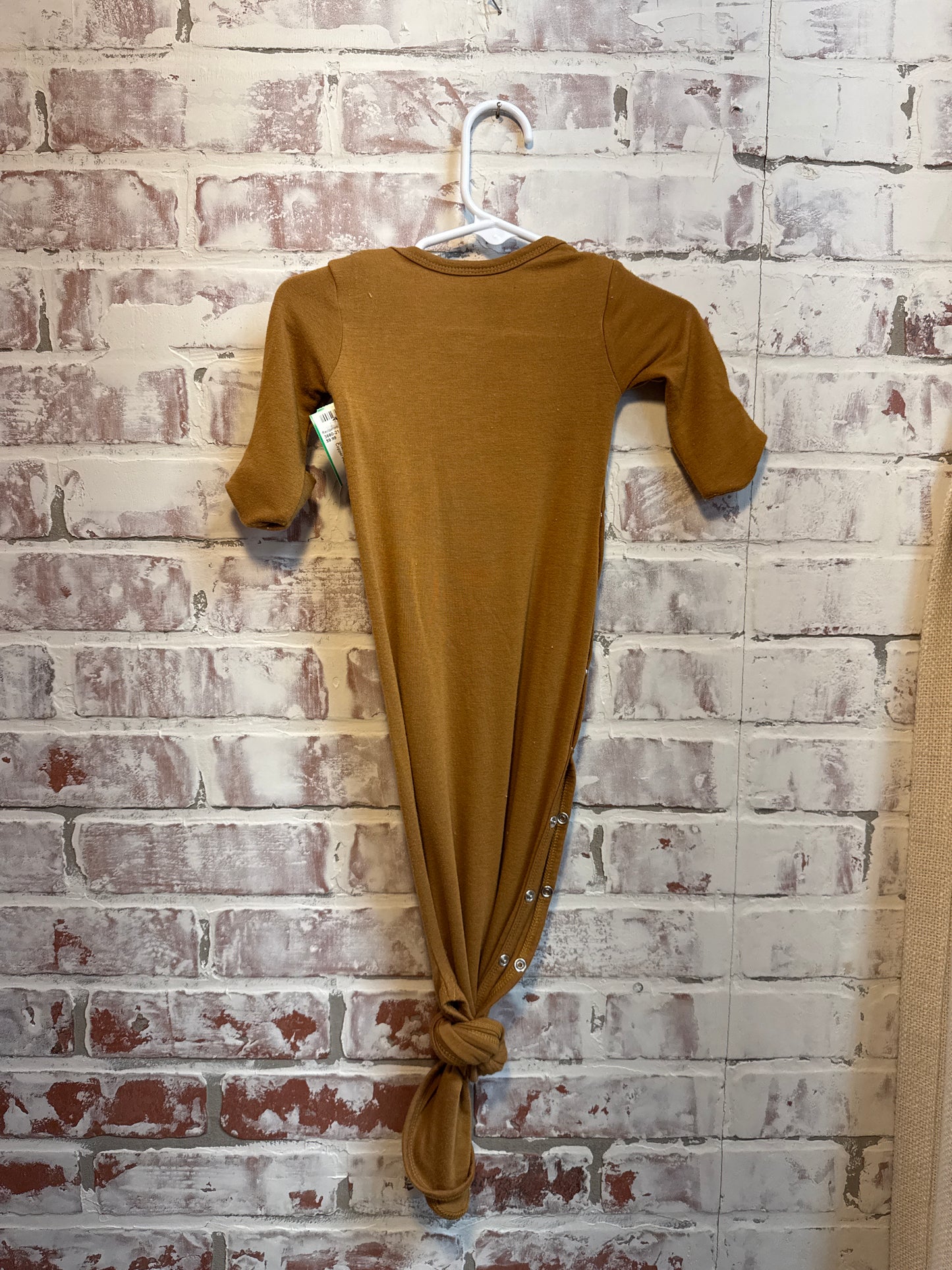 copper pearl knotted gown
