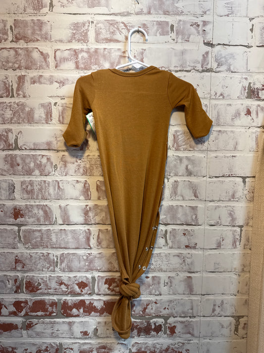 copper pearl knotted gown