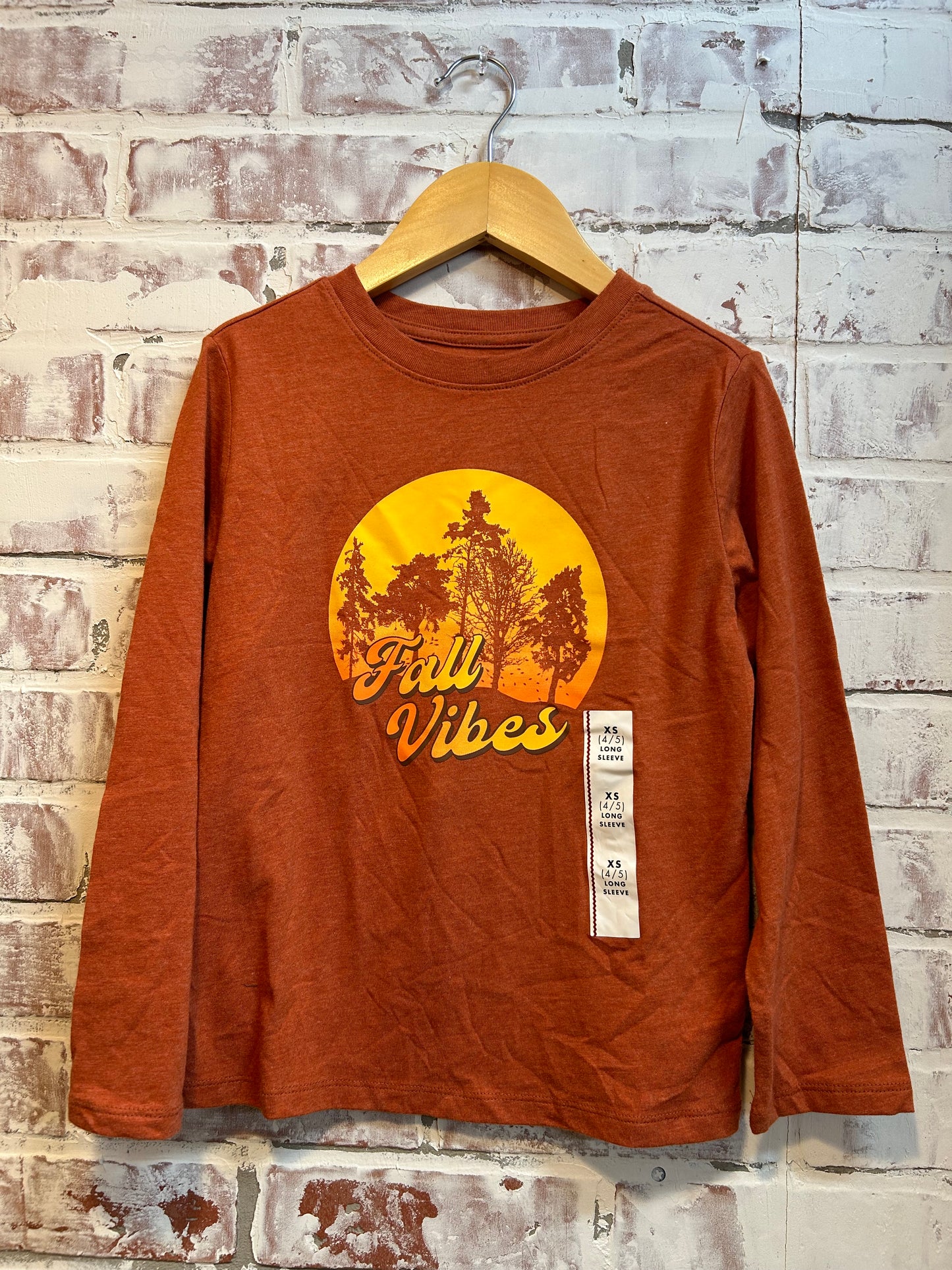 4/5 - Cat & Jack “Fall Vibes” long sleeve