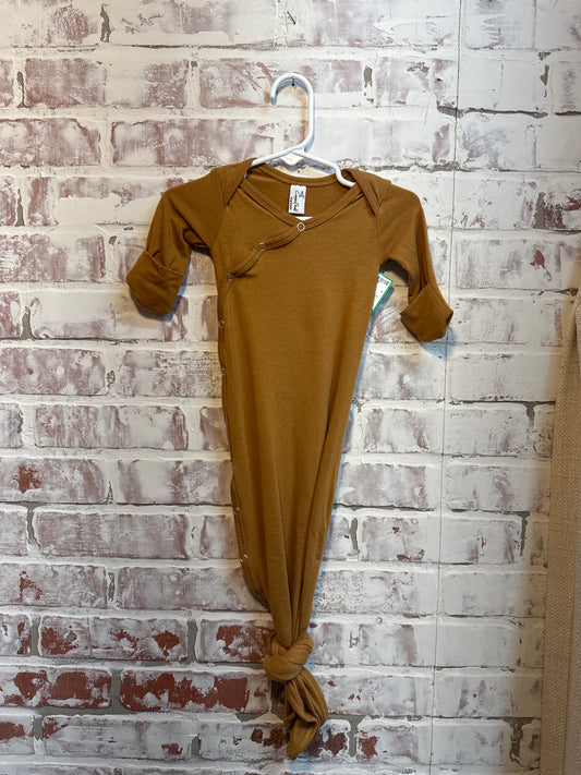 copper pearl knotted gown